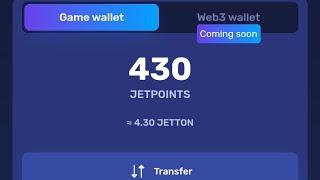 JETton Games Airdrop:How To Claim points