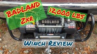 BADLAND 12,000 Pound Winch (Harbor Freight) Review