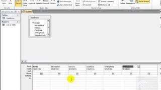 Creating a report based on a query in Microsoft Access