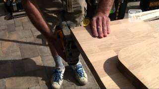 How to Cut Oak Worktop Using a Cordless Jigsaw