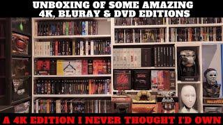 Unboxing Of Some Amazing 4k, Bluray & DVD Editions. (A 4k Edition I Never Thought I'd Own)