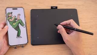 Review: Huion Inspiroy Frego pen tablet - Works great with Android, iPad, iOS