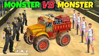 Monster Truck VS Monster Truck Skin Challange On Factory  Noob VS Pro - Free Fire  Y GAMING