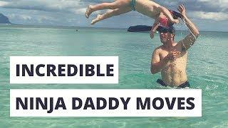 Ninja Daddy's crazy holiday stunts