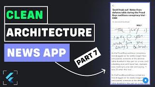 Build A News App - Dependency Injection | PART 7 - Flutter Clean Architecture