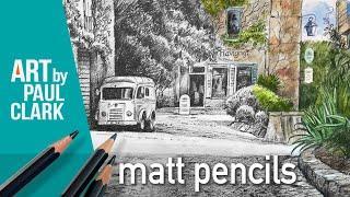 How to Draw a French Scene with Matt Pencils + Sketchbook Tour