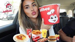 JOLLIBEE MUKBANG  | we ordered the whole menu..