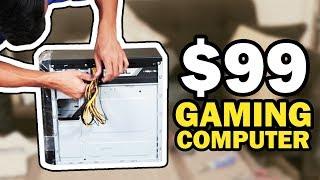 $100 Budget Gaming PC - Plays Fortnite! - June 2018