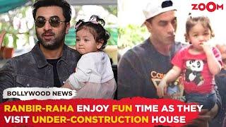 Ranbir Kapoor VISITS under-construction house with baby Raha; latter SHINES in Red