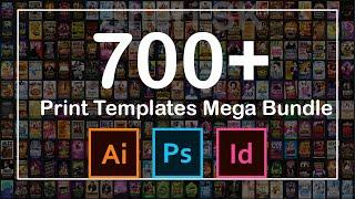 700+ Print Templates Mega Bundle Download All In One INDD PSD EPS And AI Files |Sheri Sk|