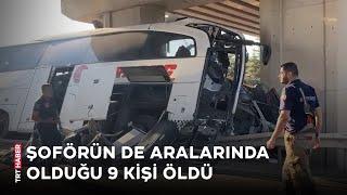 Ankara Polatlı'da otobüs kazası: 9 ölü