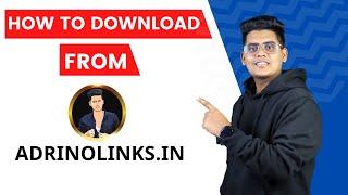 How To Download / Open From Adrinolinks Links | Adrinolinks Kaise Open Kare