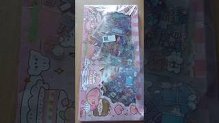 Unboxing 200Pieces Waterproof DIY Cute Sticker from Shopee|#shopeehaul #cutesticker #diy