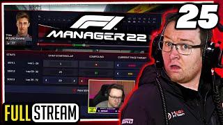 SUMMER BREAK IS OVER - Haas Playthrough #25 - F1 Manager 2022 (Full Stream)