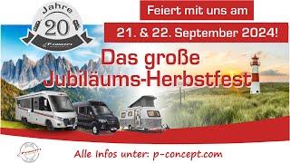 Feiert mit uns 20 Jahre P-concept vom 21.09.-22.09.2024