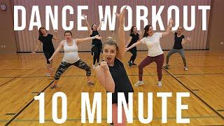 10 MINUTE CARDIO DANCE WORKOUT (with bonus cool-down) Fun & Easy Pop Playlist