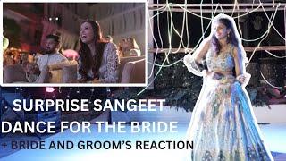 SURPRISE SOLO SANGEET PERFORMANCE BY BRIDE’S SISTER FOR MRIDUL AND ADITYA || WITH THEIR REACTIONS