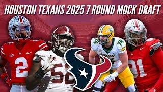 Houston Texans 2025 7 Round NFL Mock Draft | The Texans MUST Draft Like This