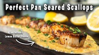 Scallops | Perfect Pan Seared Scallops Everytime!