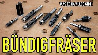 Fesche Bündigfräser - groß / klein / dick / dünn / oben oder unten - Mikes Toolshop