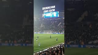 Birmingham City fans show appreciation to a team that were robbed of a 5th R place by a poor referee