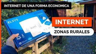 INTERNET / WIFI en ZONAS RURALES!  (Antena 4G LTE)  ELSYS AMPLIMAX más económico que Starlink