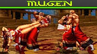 Mai Shiranui 不知火舞  VS Geese ( AI ) - THE KING OF FIGHTERS MUGEN KOF