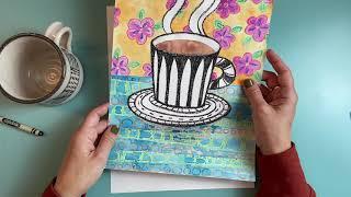 How to Draw a Hot Cocoa Mug!