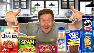 British Guy Tries American Snacks...in actual USA!