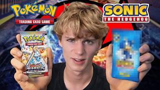 I opened 'Sonic The Hedgehog' Pokémon cards...