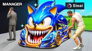 Stealing $1,000,000 SONIC Car In GTA 5!