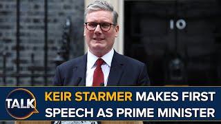 Labour's Keir Starmer Makes First Speech As Prime Minister