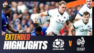 WHAT A COMEBACK  | Scotland v France | Extended Highlights | Summer Nations Series