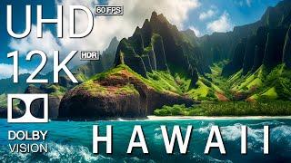 HAWAII - 12K Scenic Relaxation Film With Inspiring Cinematic Music - 12K (60fps) Video Ultra HD