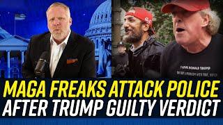 Trump Worshippers Cause ABSOLUTE CHAOS Outside Courthouse After Trump's Guilty Verdict!!!