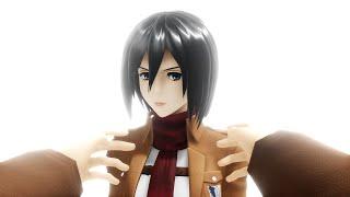 【MMD Shingeki No Kyojin】Show Me Love【Mikasa x Eren】