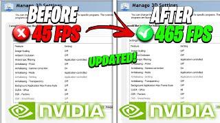 How to Optimize Nvidia Control Panel For GAMING & Performance | BEST Nvidia Control Panel Settings