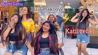 @AartiSahu  Hair Makeover || Nisha Lambha || Hair Extension ||  9599043291