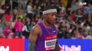 283 Marvin Bracy 9 95 beats Rodgers 100m at World Challenge Beijing 2015