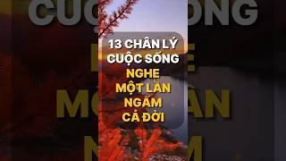 13 chân lý cuộc sống nghe một lần ngấm cả đời #positiveenergy