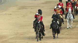 Prince William carries out Colonel's Review ahead of Platinum Jubilee | AFP