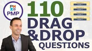 110 PMP Drag & Drop Questions and Answers