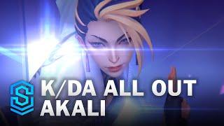 K/DA ALL OUT Akali Wild Rift Skin Spotlight