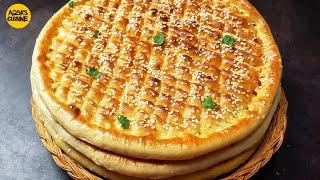 Roghni Naan Pakistani Recipe at Home by Aqsa's Cuisine, Soft Flat Bread, Naan Recipe for Eid Dawat