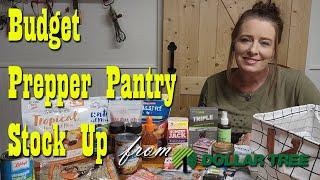 $30 Budget Prepper Pantry Stock Up from Dollar Tree ~ Preparedness