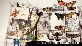 Butterfly Junk Journal Sold