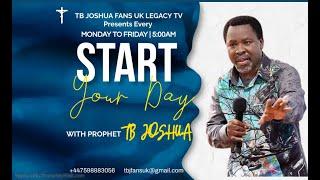 Start Your day with Prophet TB Joshua - I Am What I DO   Not What I SAY! 18/01/2023