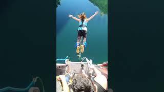This and not knowing what day it is!   #bungeejump #adrenalinerush #switzerland #interlaken
