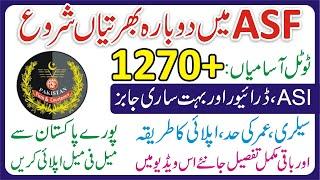 Airport Security Force ASF Jobs 2022 - How to Apply ASF Jobs 2022 - ASF Jobs 2022 - Govt Jobs 2022