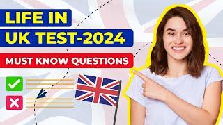 life in the uk test 2024 | British citizenship test 2024 #lifeinuk